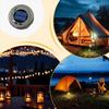 Solar Lights Outdoor Camping Light 10m String Light Outdoor Tent Light RGB Atmosphere Light LED Flashlight with Hook