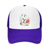 Vibrant Hummingbird Wildflower Botan Mesh Baseball Cap Casual Hat Outdoor  For Womens Unisex FeUnisex