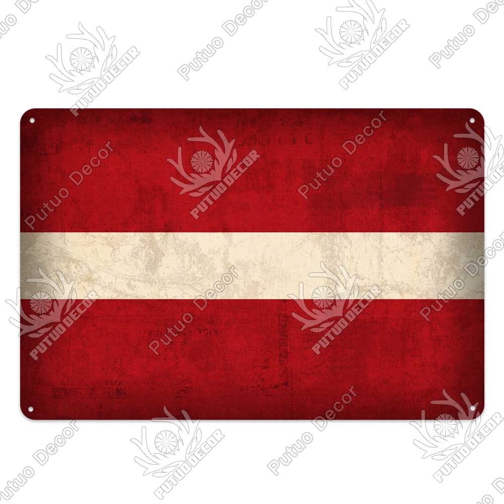 Dekorationsflagga Vintage Plakett Metallplatta Tennskylt Väggkonst Dekoration Affischer Man Cave Bar Pub Vardagsrum Hem Järnmålning