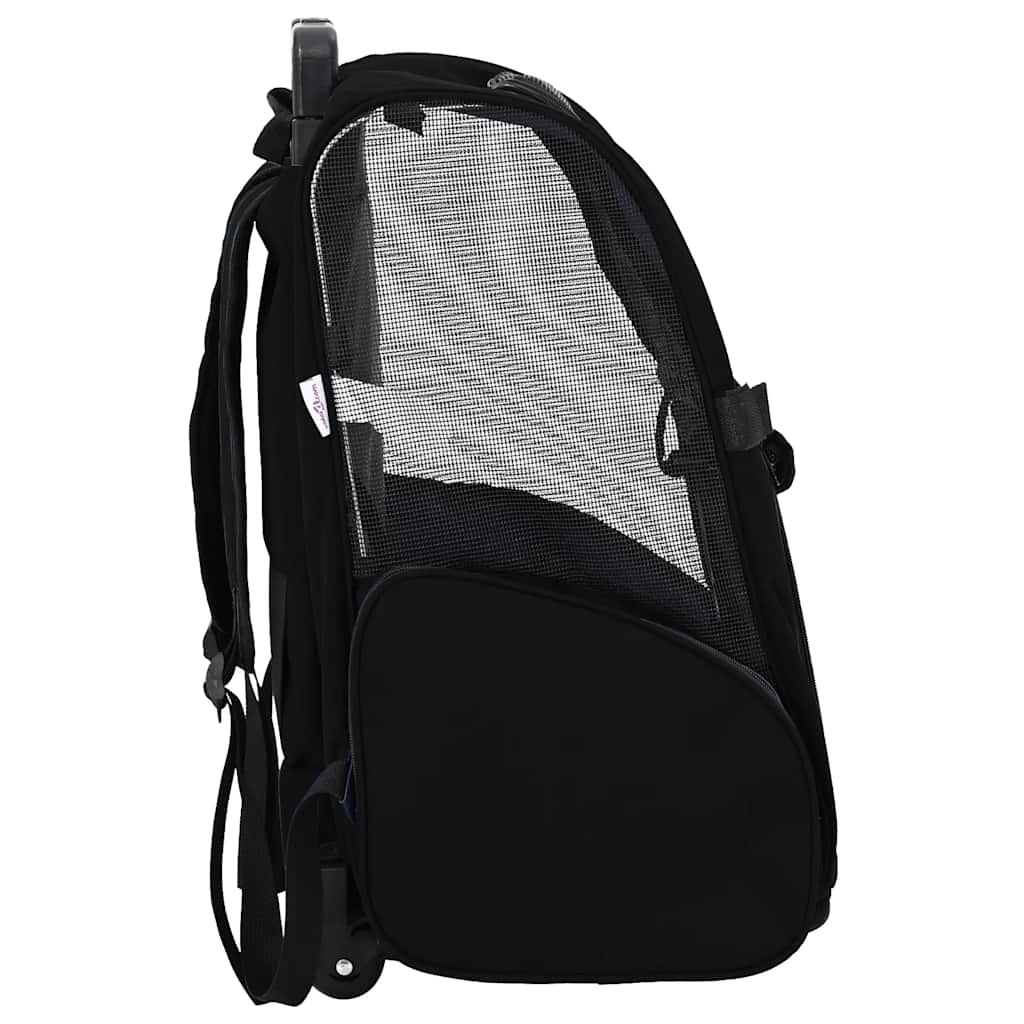 3 in 1 Pet Trolley Black 48 x 32 x (57 106) cm Oxford Fabric