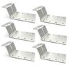 6 Pieces T-Post Brackets, T-Post Target Hangers, Fence Brackets For T-Post Fence Posts