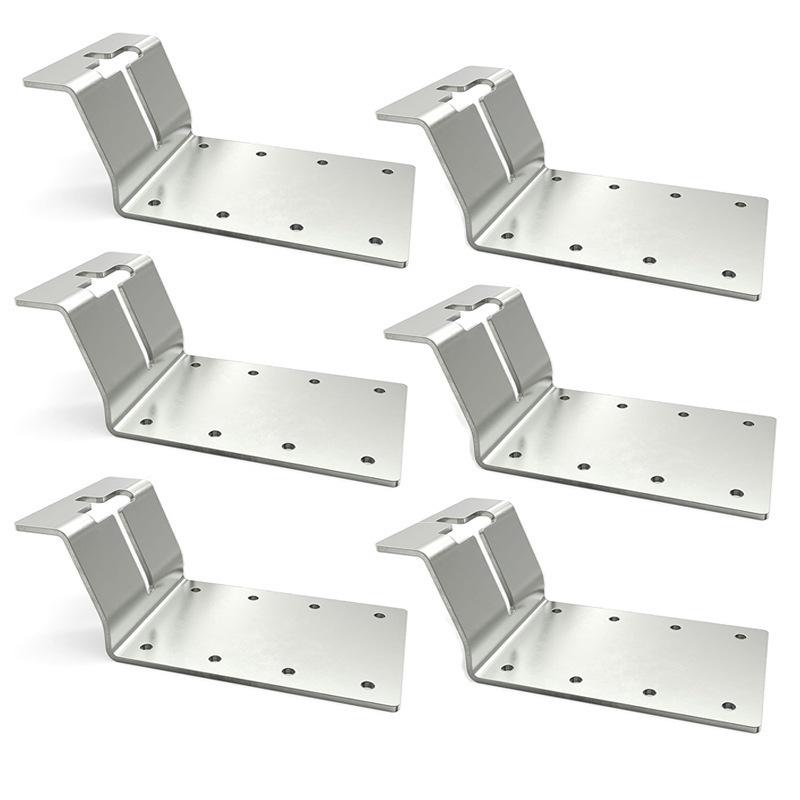 

6 Pieces T-Post Brackets, T-Post Target Hangers, Fence Brackets For T-Post Fence Posts 6PCS