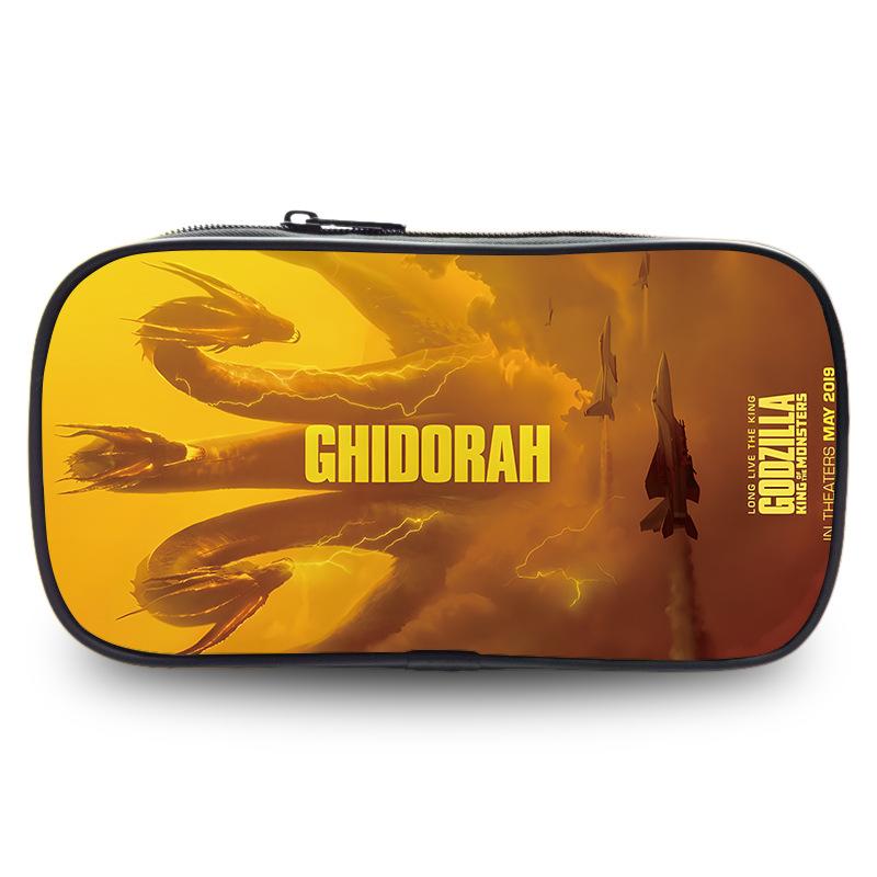 Godzilla Wars King Kong Pencil Case Stationery Case Pencil Case Student Office Pencil Bag Student Pencil Bag Stationery Storage Bag