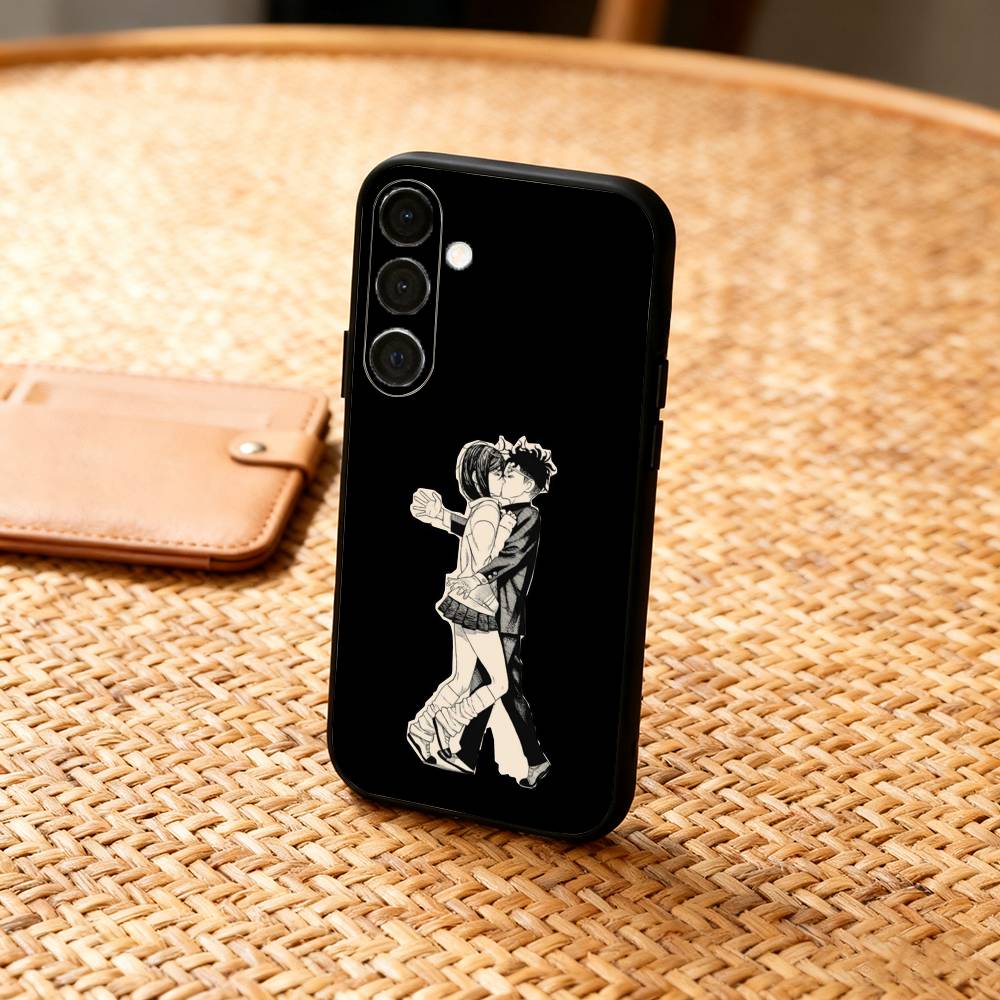M-Momo Ayase D-Dandadan Phone Case For Samsung A73,A21s,A22,A31,A32,A52,A53,A71,A80,Soft Black Shell