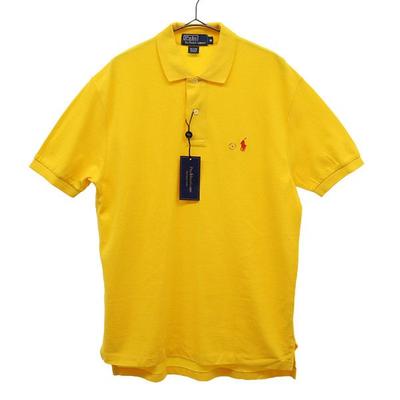 Unused Polo by Ralph Lauren Short Sleeve Polo Shirt M Yellow Fawn Men's Used