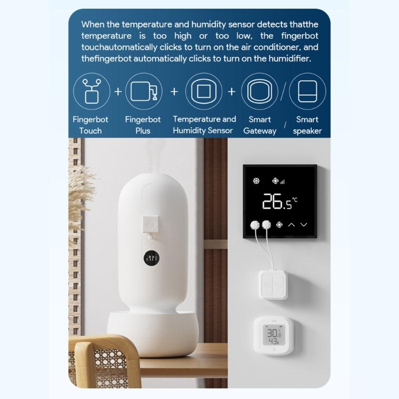 Fingerbot Bildschirmzeiger Bluetooth-kompatibel 5.0 Sprachsteuerung und App-Integration für mühelose Hausautomation