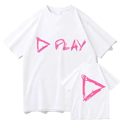 Sommer Herren Ed Sheeran Play Album Musterdruck 100% reine Baumwolle Rundhals Kurzarm T-Shirt Street Hip-Hop Kleidung
