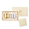 Pure Copper Sake Gold and Made In Japan Vietnam J-kitchens Glasses, Silver, 2-Piece Set, 90ml, (SimpleBag Set)