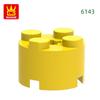 Non-Toxic 98Pcs/Lot 6143 3941 Cylindrical Block Moc 2X2 Parts Compatible With Arc-Shapes Brick Diy Children'S Assembly Toys Gift Box