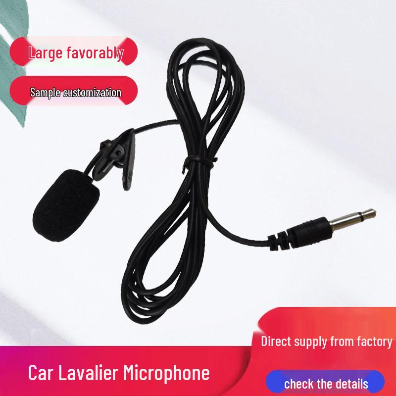 Portable Lapel Microphone for Phone and Interview Recording