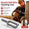 Duty Drill Wire Twister Tool Wire Tying For Electric Drill Twisting Sleeve Drill Chuck Chain Link Fence Twister
