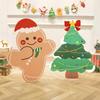 Ornamenti di Natale a Tema Babbo Natale: Set Scena Oggetto di Scena per Foto Vacanze all'Aperto
