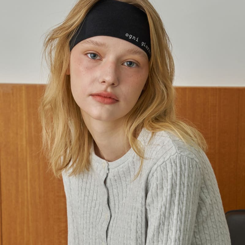 

Ssecondo Ssecondo фирменная беговая повязка для волос Black