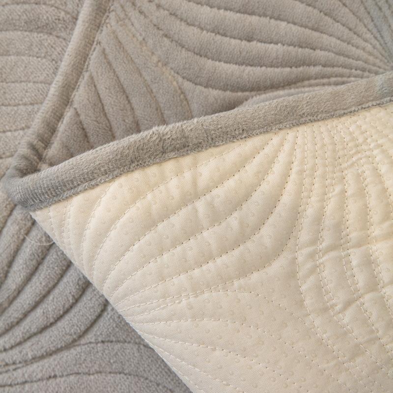 Quilted Flower Sofa Cushion Four Seasons Universal Thickened Non-Slip Cushion Plush Seat Cushions Sofa Cover