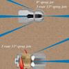 1Pcs Stainless Steel Quick Connect 1/4 Thread Pipeline Cleaning Rotating Spray Head Water Mouse Head Set Nozzle Tools
