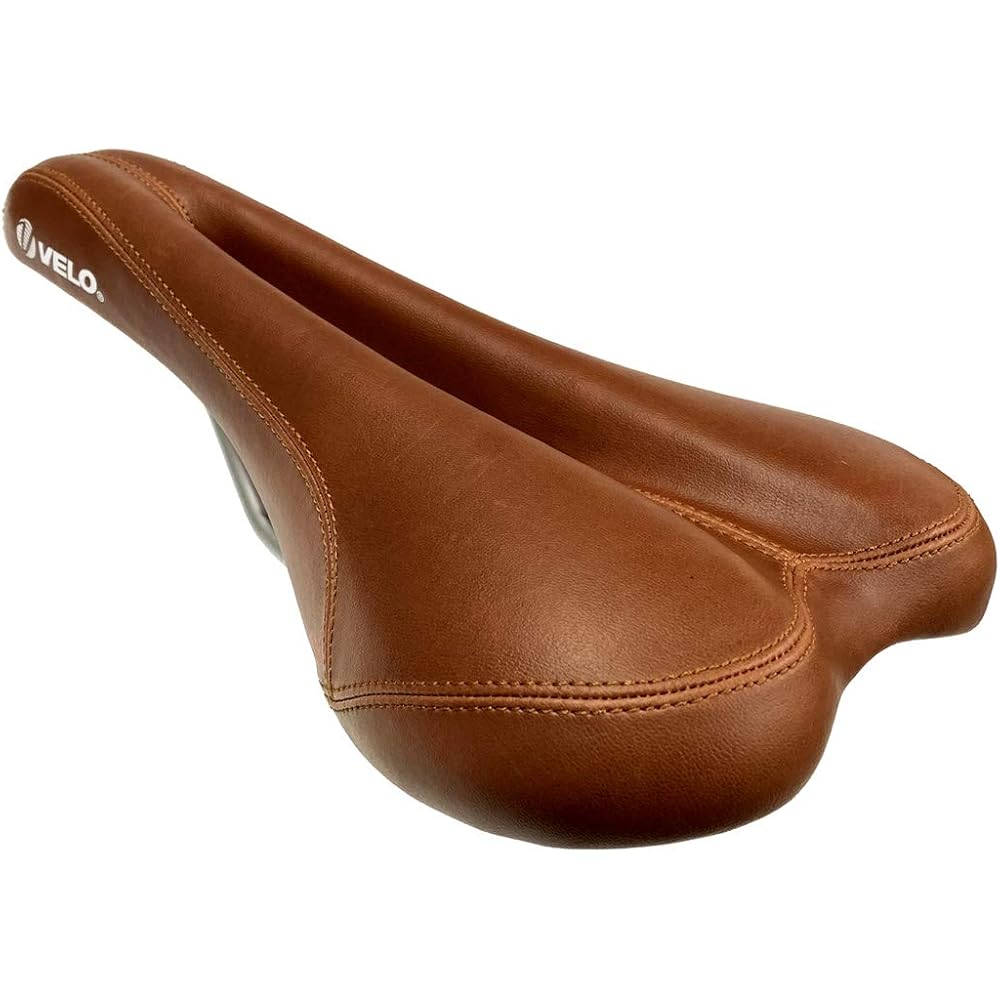 Velo Sports Brown Saddle SL-VL-013 Comfortable Design for Biking and Cycling