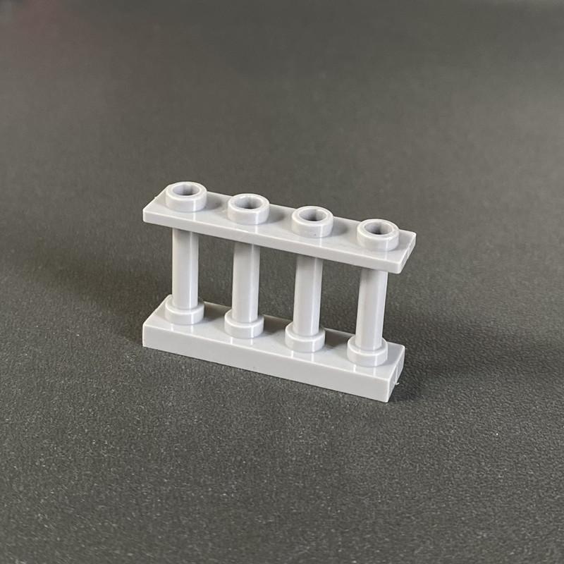 Compatible Building Block 15332 30055 Small Particle Building Block Accessories Building Parts 1X4X2 Small Railings Guardrail Fence