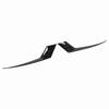 1 Pair Headlight Eyebrow Exterior Decor Left Right Front Headlight Eyelid for Accord 2023 Gloss Black
