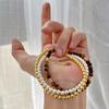 High Quality Maillard Style Natural Tiger'S Eye Stone Artificial High-Gloss Pearl Multi-Layer Bracelet Bracelet.