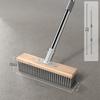 Scouring Stainless Steel Wire Brush Long Handle Cleaning Brush Tile Cleaning Tool  For Outdoor Yard