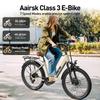 Aairsk 24" E-Bike für Erwachsene, 250W Motor 36V 13Ah 7-Gang 25km/h Tiefeinstieg Elektrofahrrad NFC