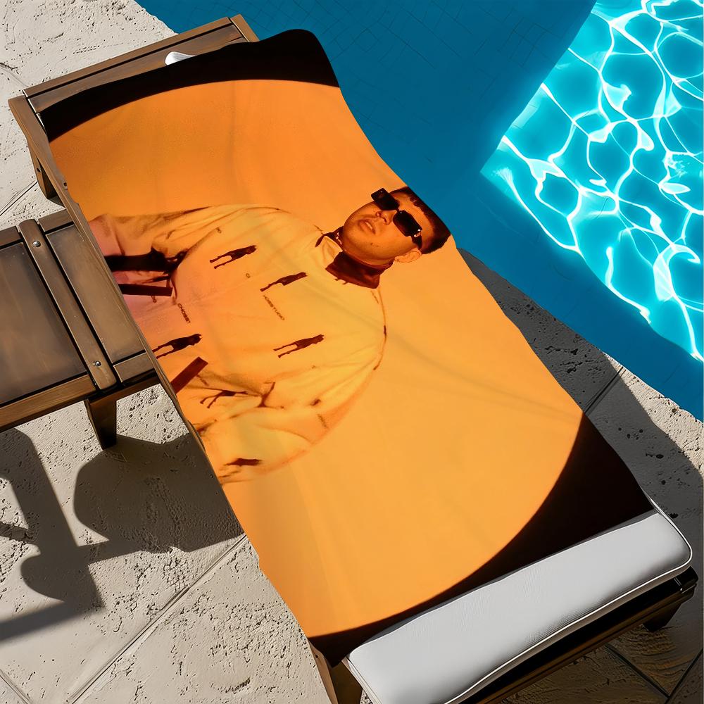 Towel Beach Singer Q-Quevedo Bath Noches Quick-Drying Lightweight Portable Sauna Camping Swim Pool Buenas Travel W40*H60(CM)