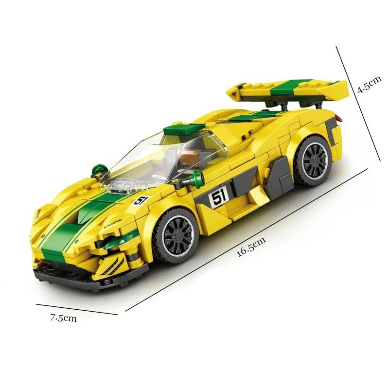 Speed Car Series Vehicle Building Blocks Supercar Set Racing Sports Car Classic MOC Model Bricks DIY Toy Kid Holiday Gifts