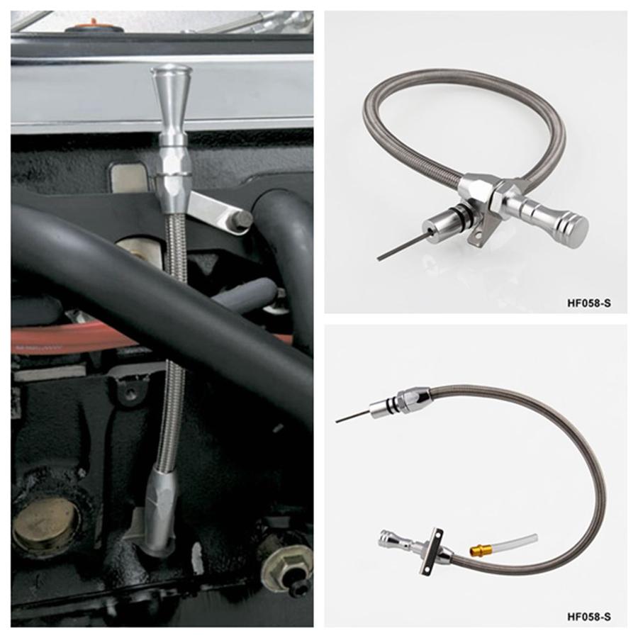 Flexible Stainless 350 Transmission Dipstick For Chevy GM Trans SBC TH350