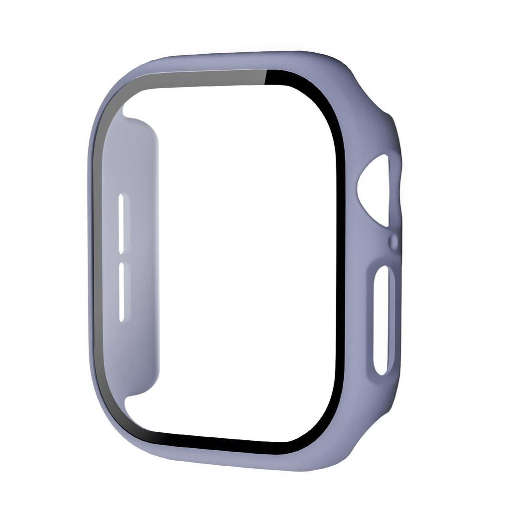 Tempered Glass+Cover For Apple Watch 42mm 46mm 45mm 44mm 41mm 40mm Hard PC Screen Protector Case iWatch Series 11 10 9 8 7 6 SE3