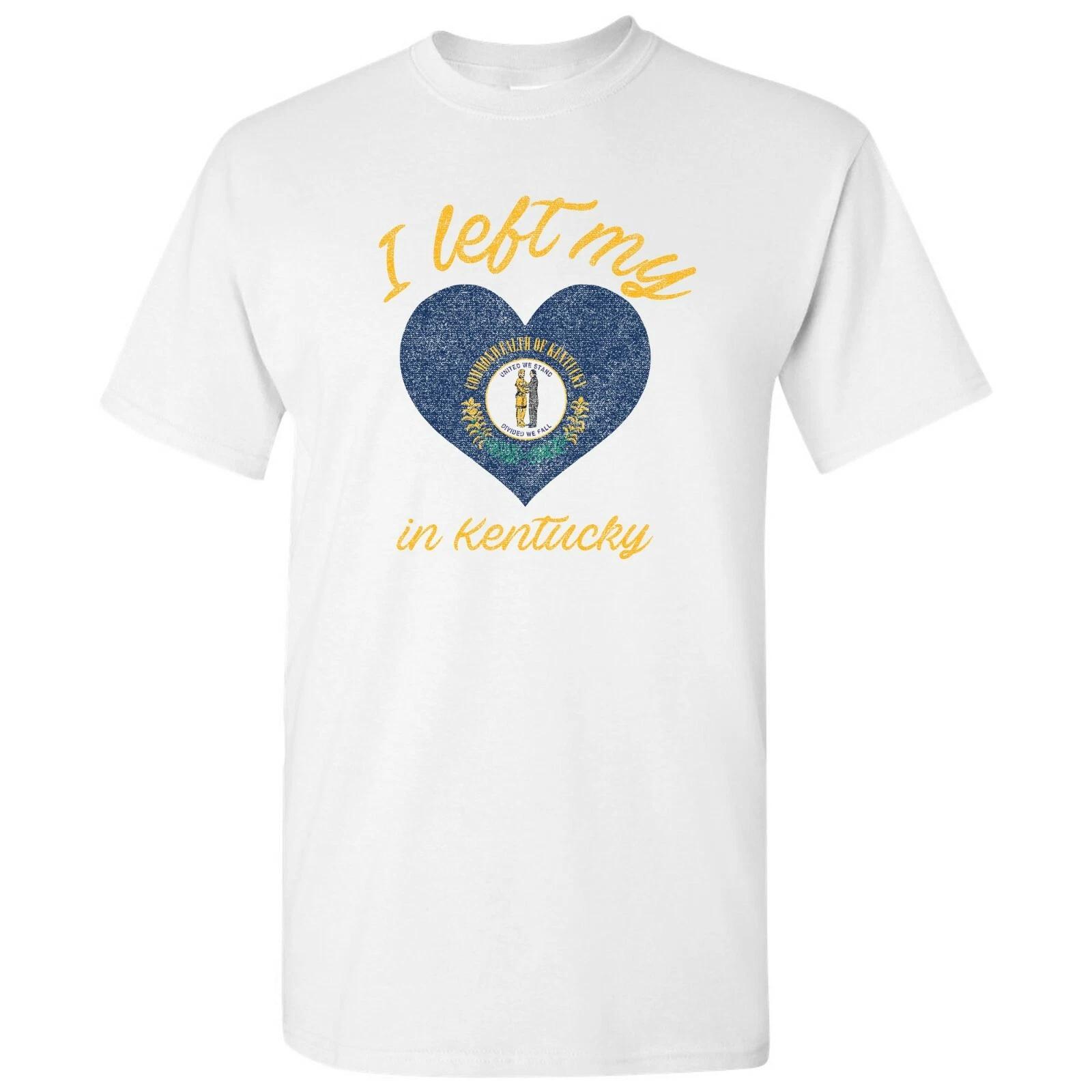 I Left My Heart In Kentucky - Hometown Pride T-Shirt - White S