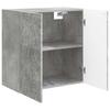 Wall Mounted Cabinet Concrete Grey 59 x 31 x 60 cm Particleboard