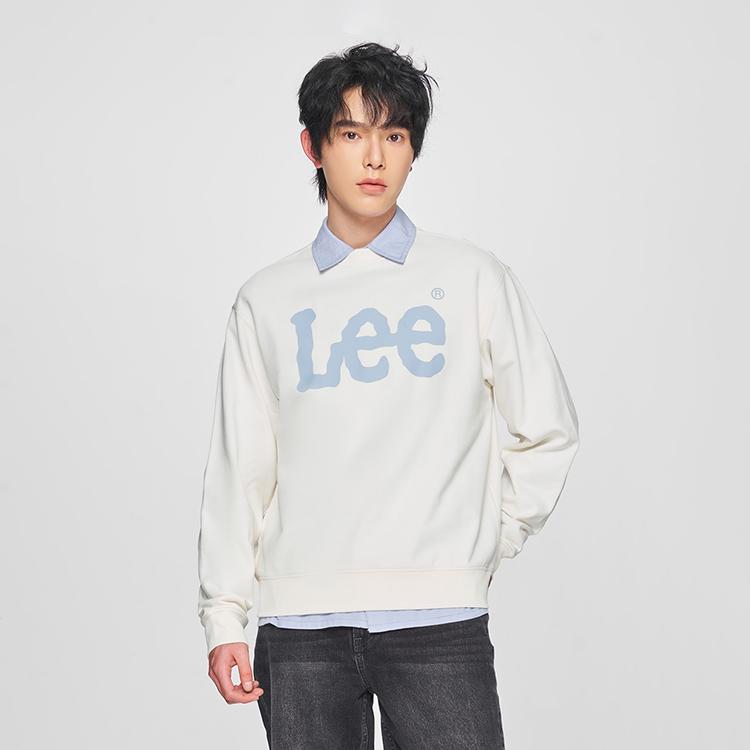 SS25 Comfortable Round Neck Large Logo Printed Long Sleeve Sweatshirt Men Sweatshirt Off-White LMT010286207728K15000