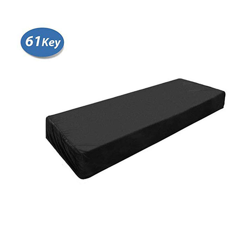 Black Piano Cover Dustproof Keyboard with Shrink Pumping Dust Cover