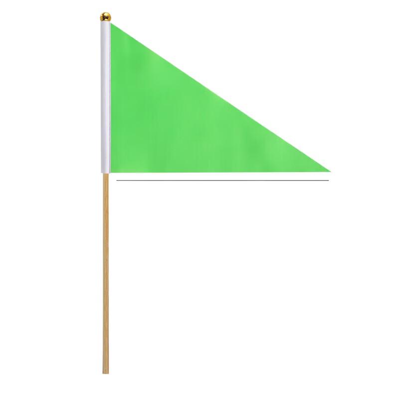 Green Triangle Sand Table Simulation Flags