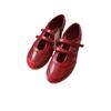 2025 Spring and Summer New Breathable Flat Mary Jane Shoes Women's Versatile Retro Velcro Casual Ballet Shoes Single Shoes