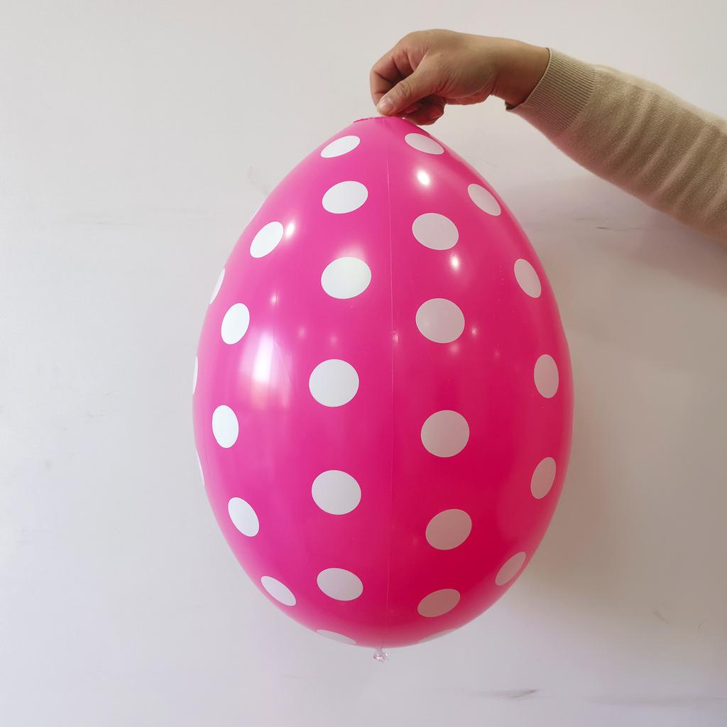 Inflatable Easter Egg Ornament Giant PVC Ball 50x35cm After Inflation Outdoor Garden Yard Easter Party Decorative Balloons