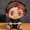 20-25cm Peluche Demon Slayer Relleno Tsugikuni Yoriichi Kokushibou Akaza Kamado Tanjirou Figura de Anime Juguete de Peluche Muñeca Regalo de Cumpleaños