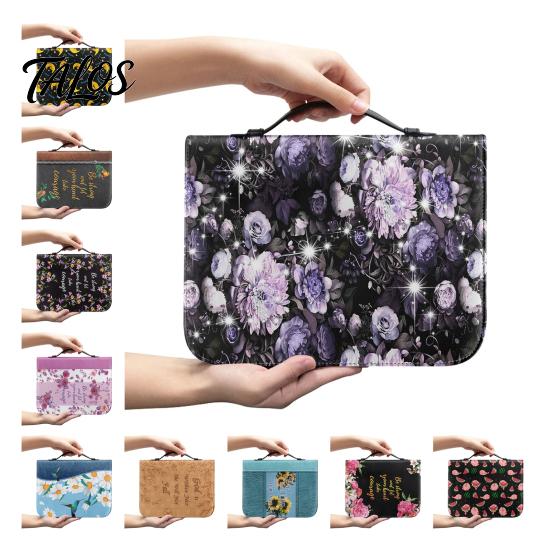 Book Protector Bible Carrying Bag with Handle Zipper Closure Wear Case Resistant Waterproof Portable Print Cover Protective Religious Holder