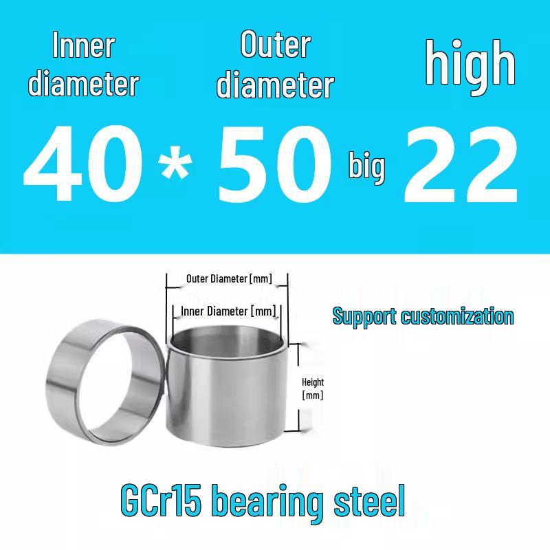 Steel Shaft Sleeve: Inner Diameter 30, Outer Spacer 48/50, Wear-Resistant for Removal and Guide Applications (Inner 35/37/38).