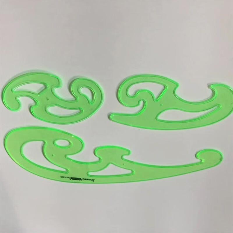 Zhan Kai Curve Template Ruler 3-Piece Set