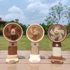 Cute Cartoon Capybara Portable Mini Pocket Cooling Fan  Detachable Dock Handheld Fan Outdoor Usb Charging Small Fan Gifts