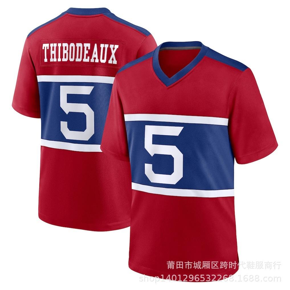 Wholesale NFL Giants Jersey Embroidered Rugby Jersey 1 #8 #JONES 26 #BARKLEY 56 #44 #