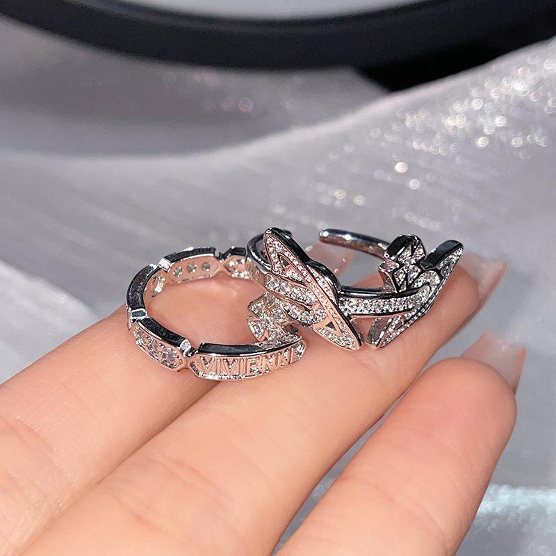 Saturn Nische Design Sinn Kalter Wind Hoher Sinn Offener Ring Mode Zeigefingerring Schmuck Frauen