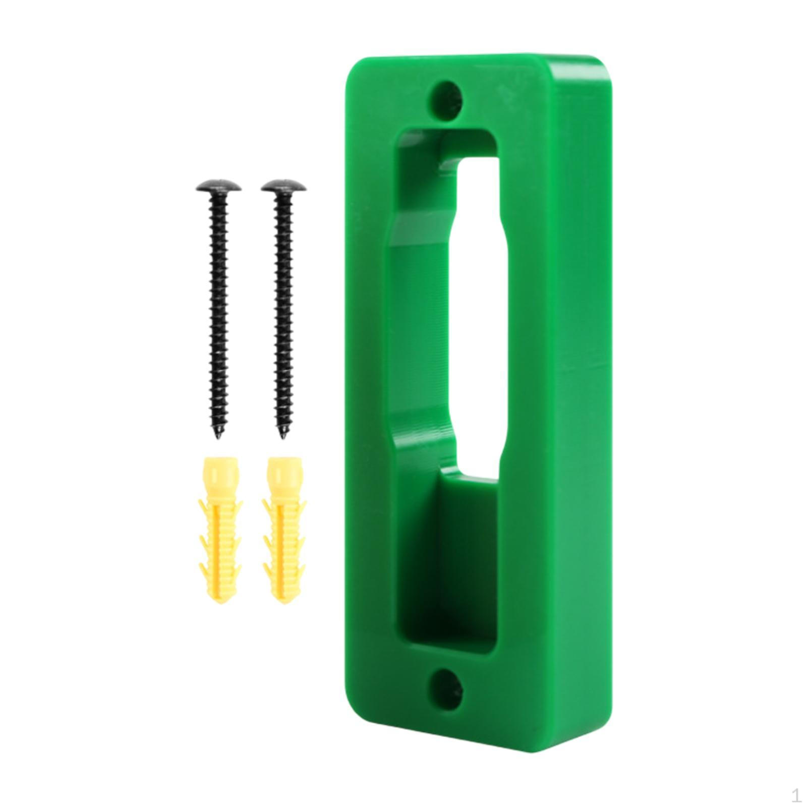 

Настенная стойка-держатель для рыболовных катушек, органайзер для аксессуаров, простая установка, подставка для дисплея зелёный