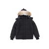 Big goose down jacket men's and women's real wolf hair couple parka Canada M coat
