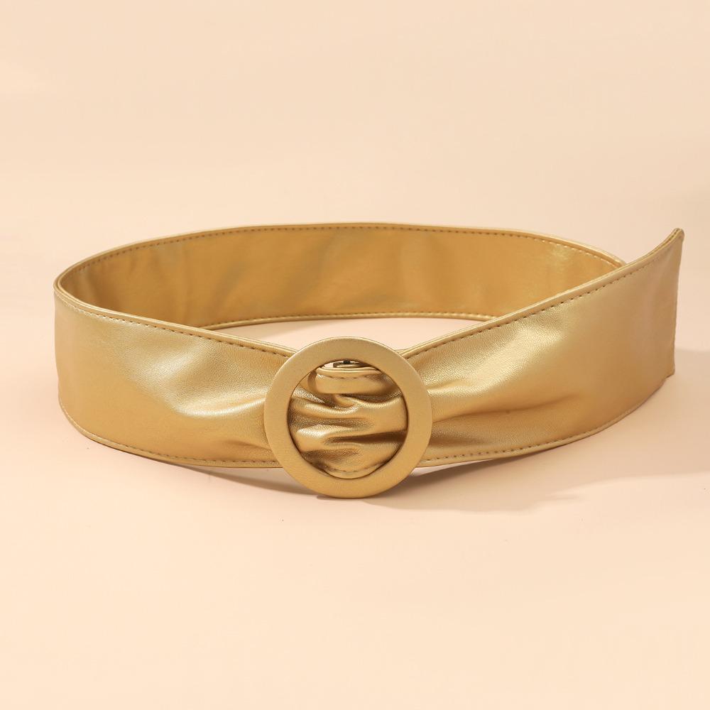 Adjustable Length Wide Waist Belt Wide Decorative Waistband Self-Tie Belt  For Party Daily Outfit