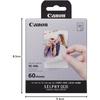 Canon Qx20 EXclusive Color Ink Label Set Xc 60l Card Size 60 Sheets