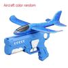 Children's Outdoor Three In One Foam Soft Elastic Toy Gun, Hand Thrown Ejection Aircraft Suit, Foam Aircraft Color Random