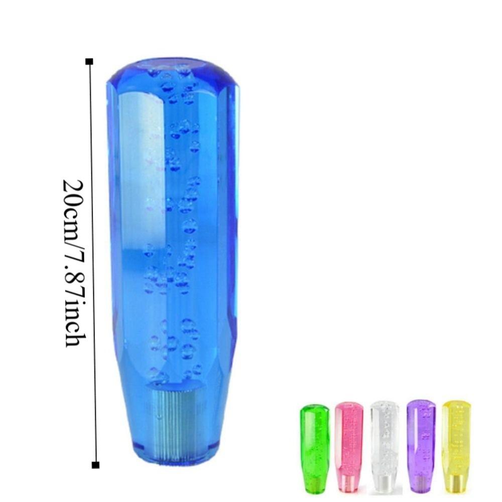 Transparent Bubble Gear Shift Knob Crystal Transparent Manual Shift Knob  Car Accessories