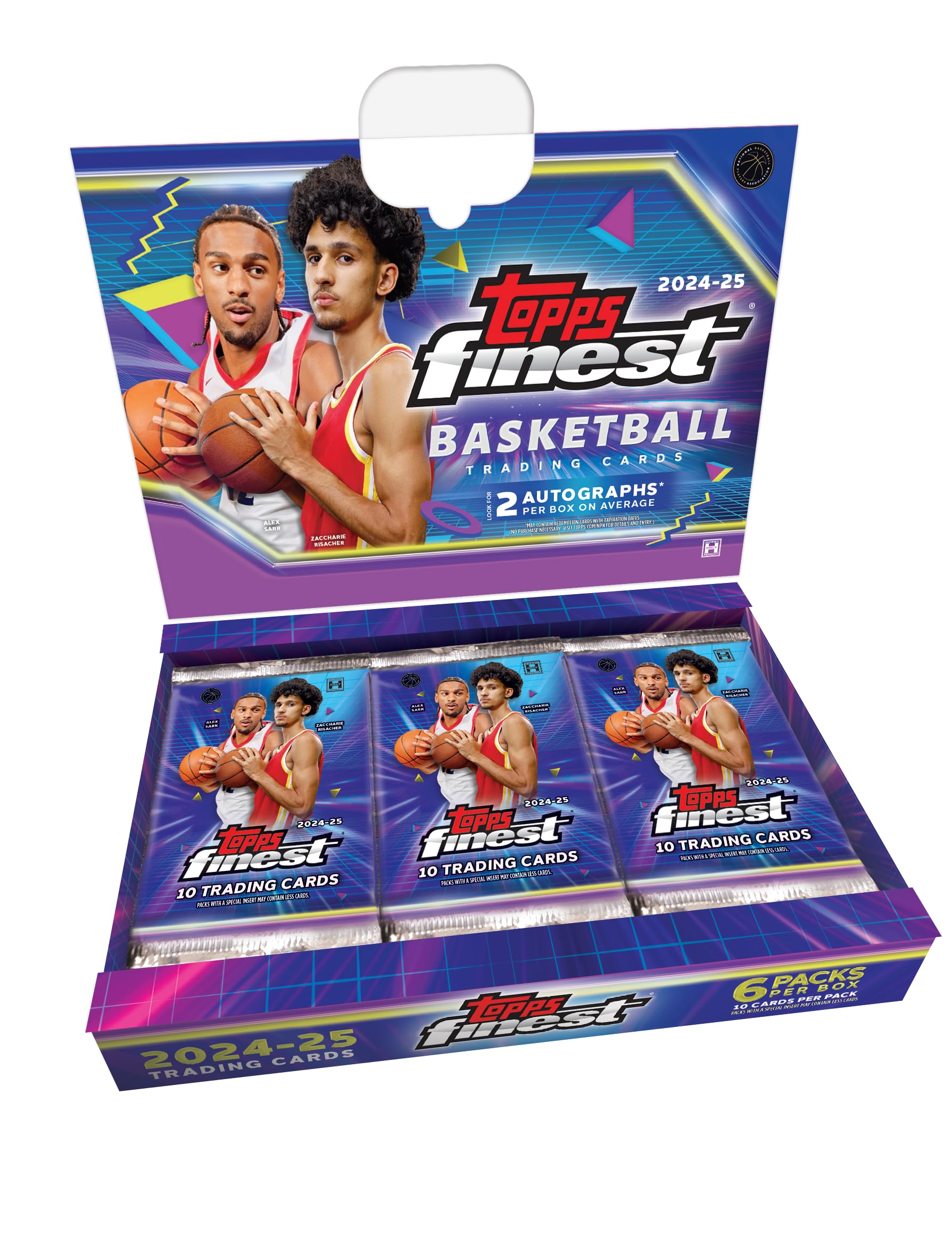 Topps Finest Баскетбол Хобби Finest 2024-25 фиолетовый